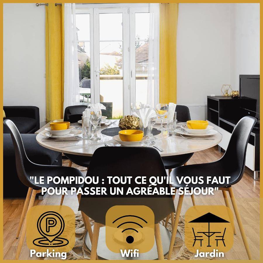 Appartement entier, Le Pompidou : Wifi - Parking gratuit - Jardin in Combs-la-Ville, Seine-et-Marne