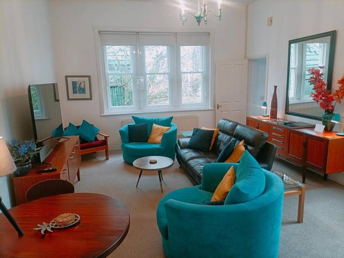 Appartement de vacances pour 4 personnes, avec vue et jardin