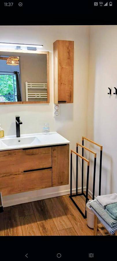 Double or Twin Room with Private Bathroom in Ploubazlanec, Côte de Goëlo