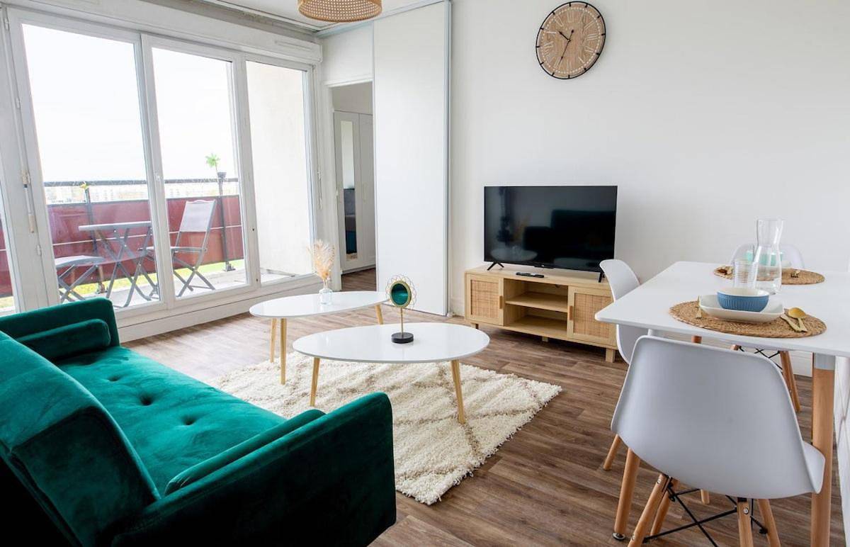 Appartement entier, L Échappée Bellini - Proche Paris - 15min Airport in Aulnay-sous-Bois, Seine-Saint-Denis