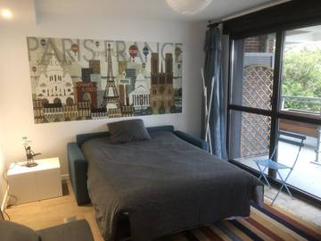 Cottage pour 3 personnes, avec balcon à Paris