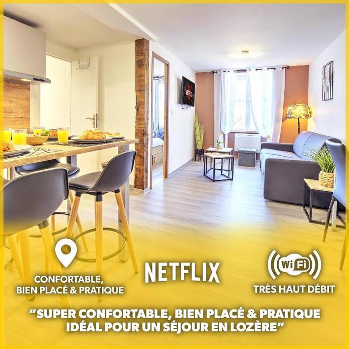 Appartement de vacances pour 4 personnes, avec vue et jardin