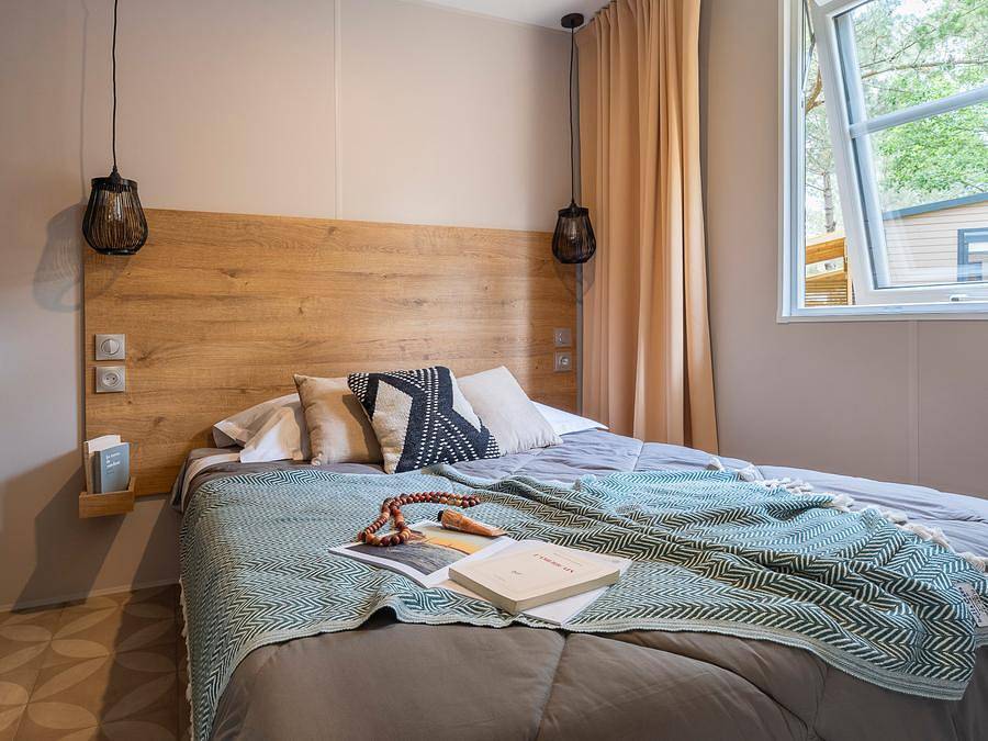 Camping Les Couleurs de la Coubre  - Mobilheim 4 personen - Cottage Natura Tv Lv Wifi - 2 Zimmer - 4 Personen in La Tremblade, Côte de Beauté