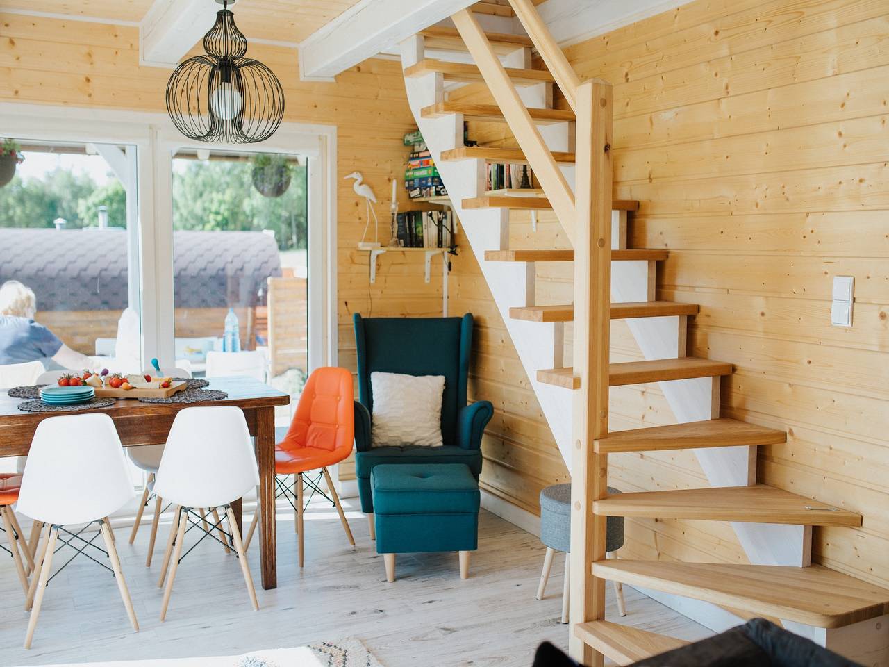 Schönes Ferienhaus in Myslenice mit Sauna in Stężyca, powiat kartuski