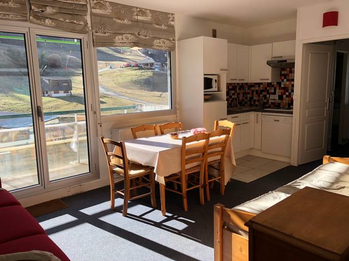 Appartement de vacances pour 6 personnes, avec balcon, animaux acceptés dans Gourette