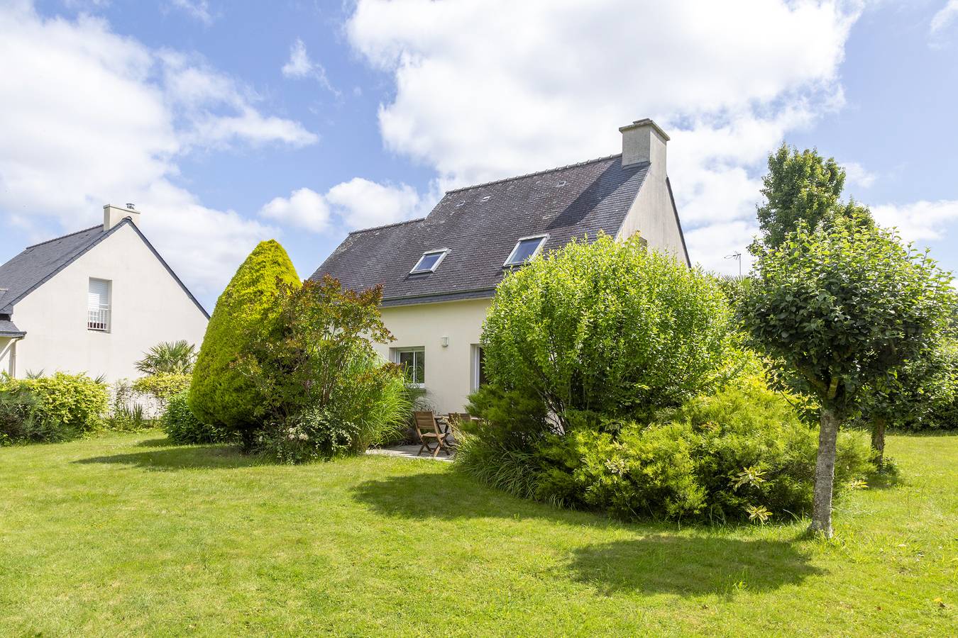Casa de vacaciones 'La Maison À Landebec' con terraza privada, jardín privado y Wi-Fi in Fouesnant, Region de Quimper