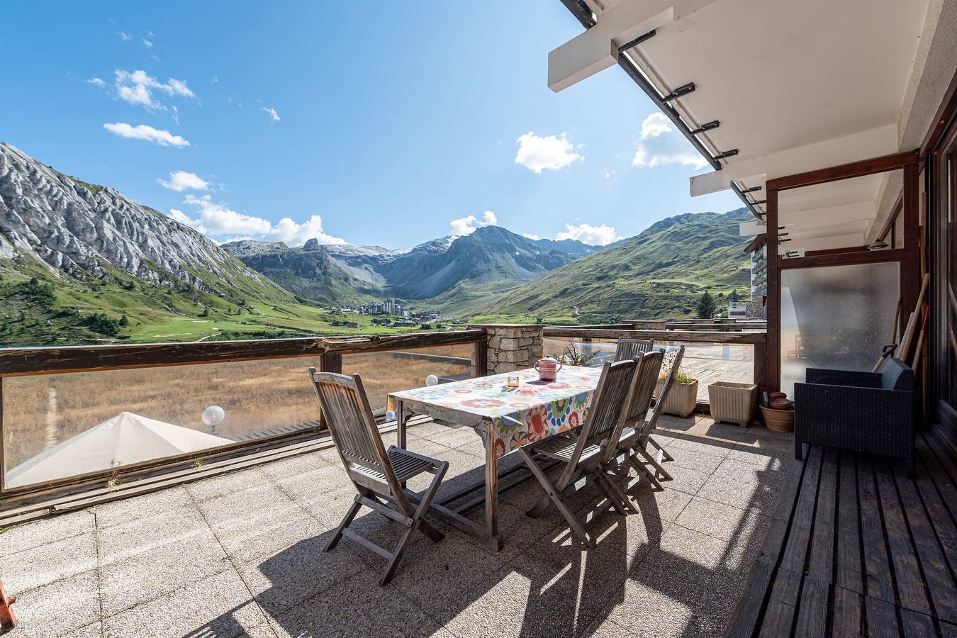 Geheel appartement, Appartement 'Shamrock 2B' met Uitzicht op de Bergen, Balkon en Wifi in Tignes, Massif de la Vanoise