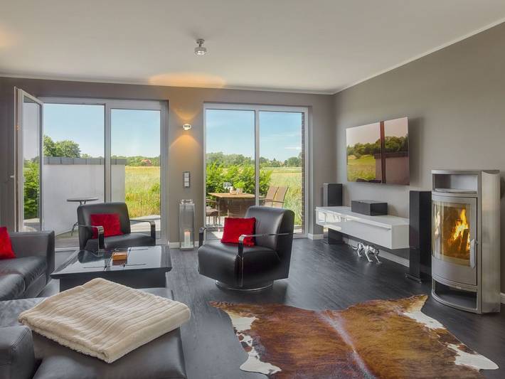Ferienhaus für 5 Personen, mit Garten und Terrasse sowie Ausblick, kinderfreundlich in Heiligenhafen