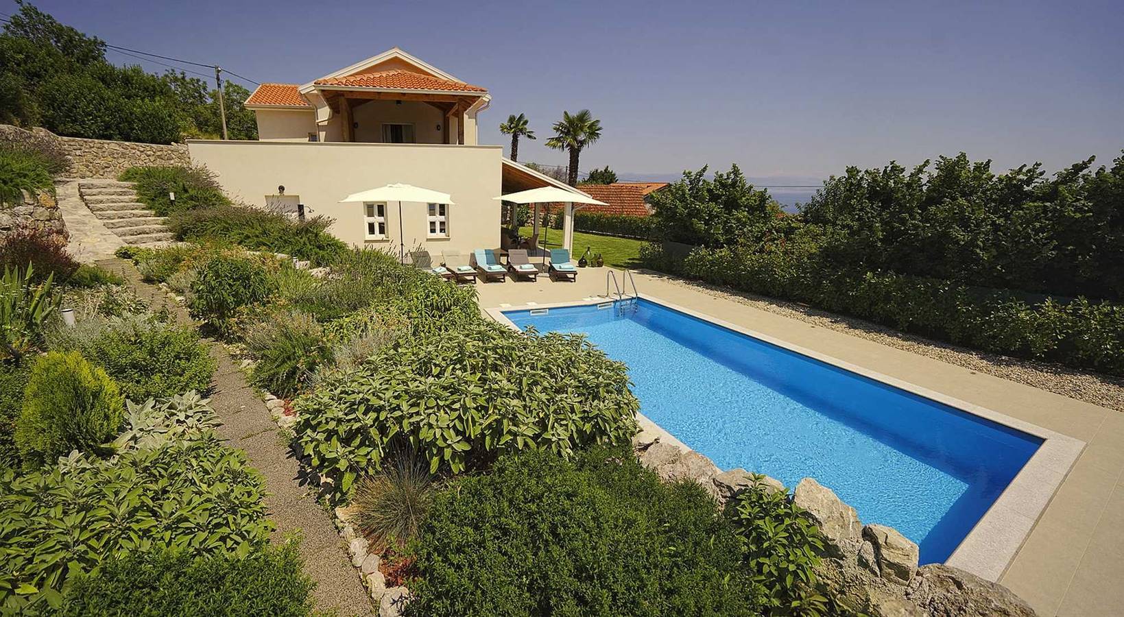 Villa Butterfly mit Pool in Icici, Primorje-Gorski Kotar