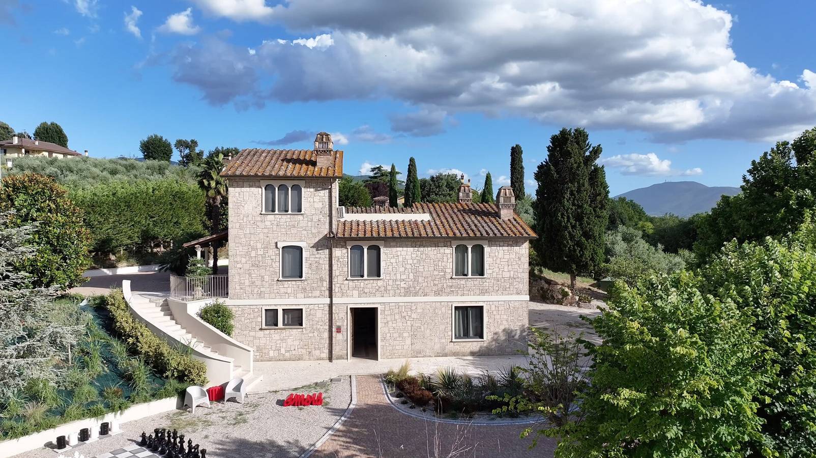 Casa vacanze 'Appartamento in Villa Umbriace' con piscina condivisa, Wi-Fi e aria condizionata in Stroncone, Provincia di Terni