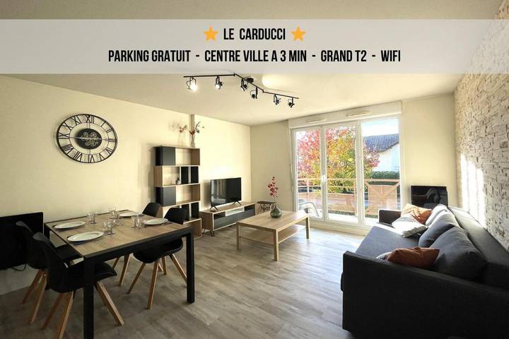 Gîte pour 4 personnes, avec Balcon à Bonneville