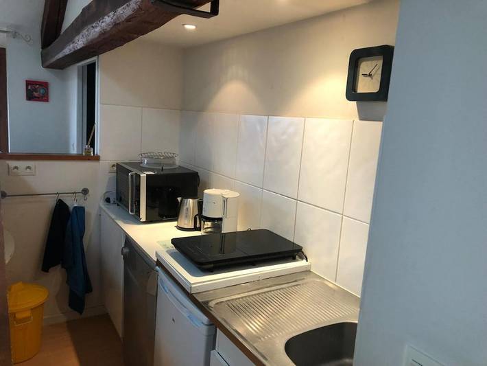Appartement de vacances pour 4 personnes, avec piscine et sauna ainsi que jardin et terrasse