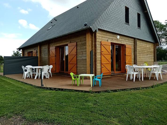 Chalet pour 8 personnes, avec terrasse dans le Calvados - 3