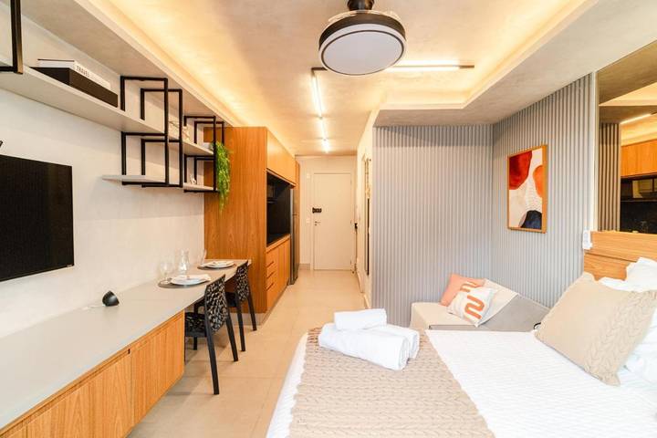 Apartamento para 6 personas, con terraza, Se admiten mascotas en Vila Mariana