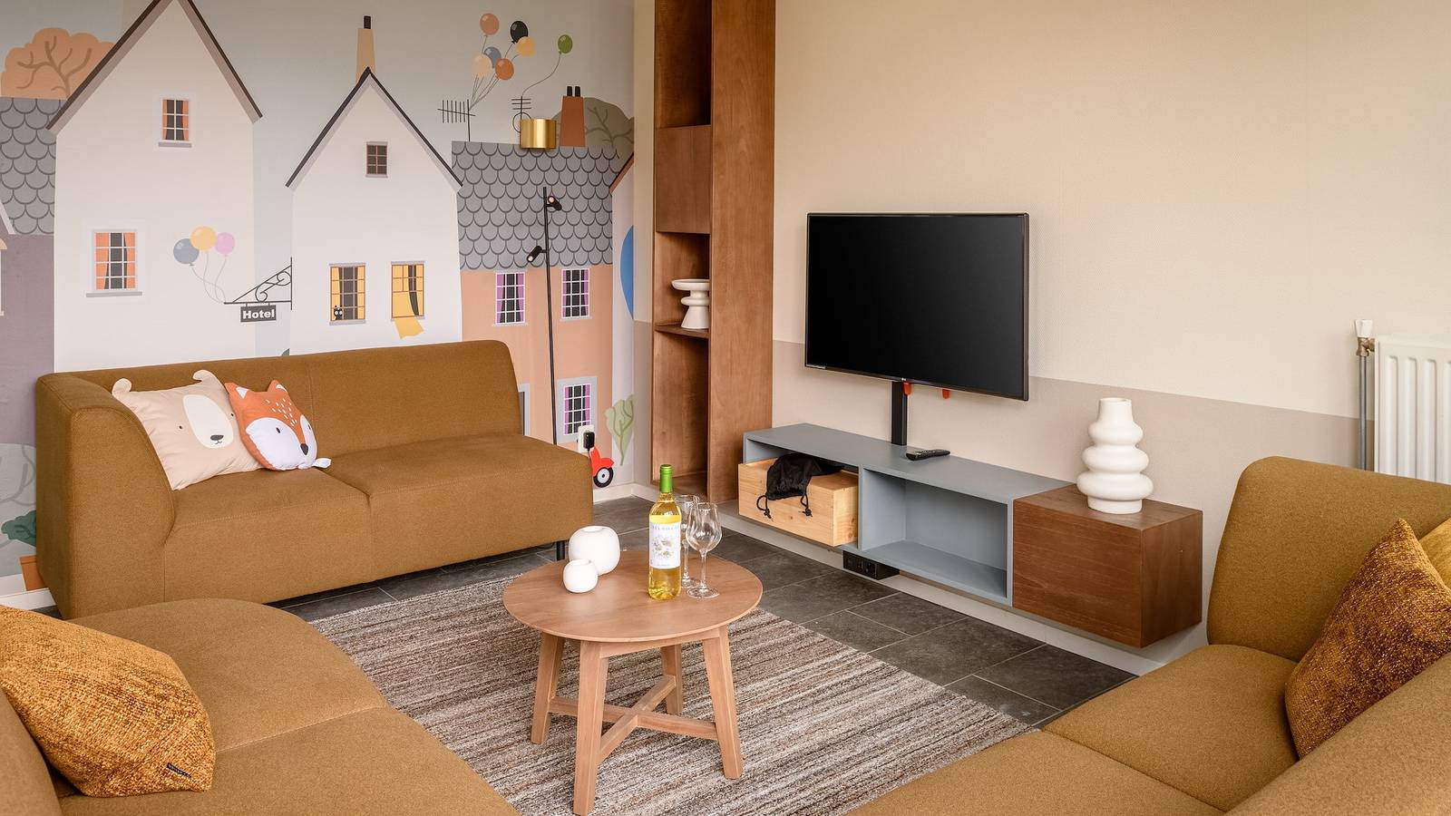 Herenhuis luxe Kids - 4 slaapkamers op Dormio resort Maastricht in Maastricht, Limburg