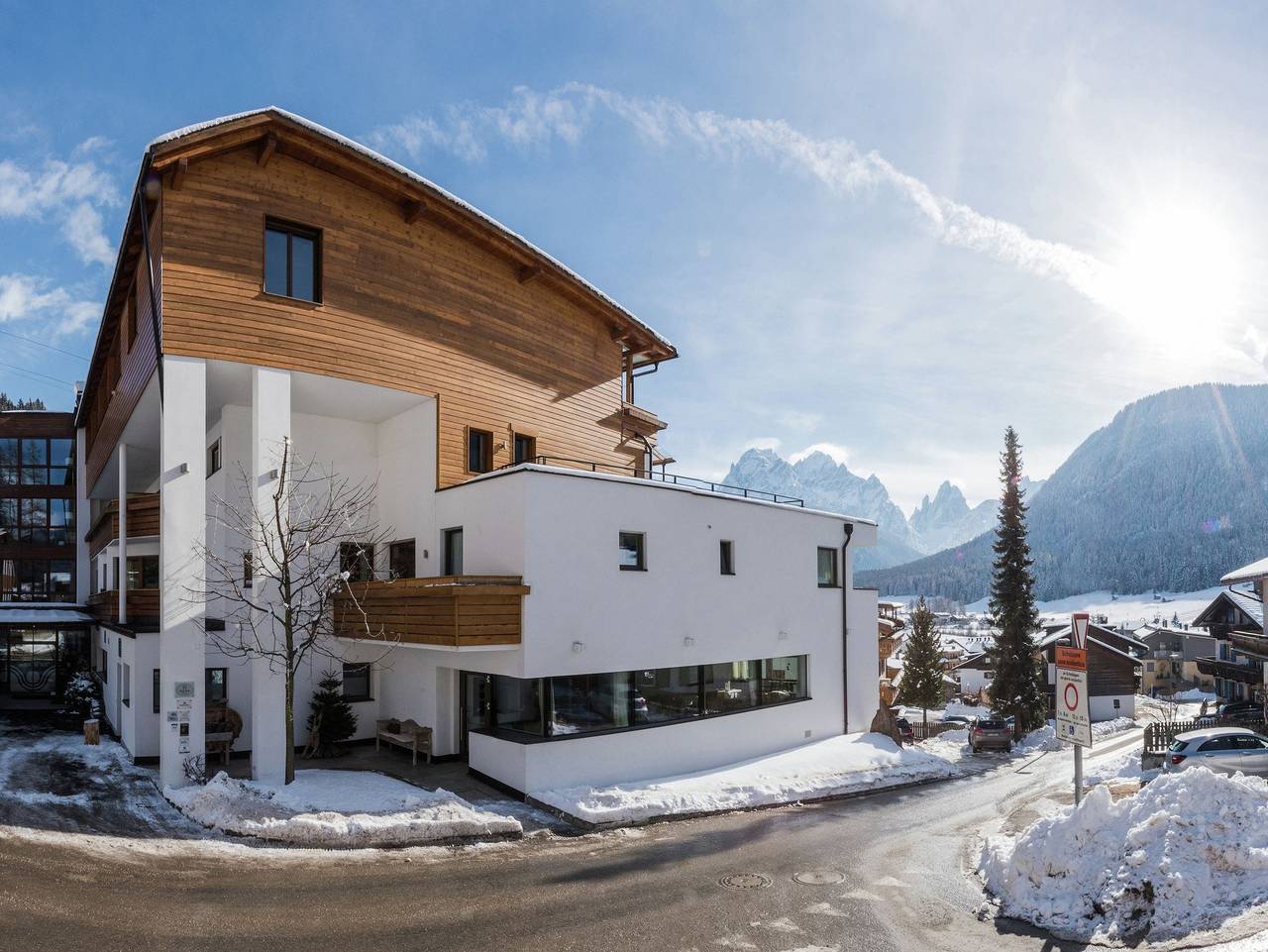 Alpenwellnesshotel St. Veit - Doppelbettzimmer Nord in Sexten, Südtirol