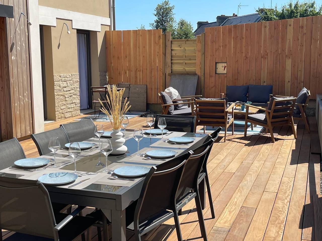 Ferienhaus für 8 Personen mit Terrasse in Saint-Lunaire, Saint-Malo und Umgebung