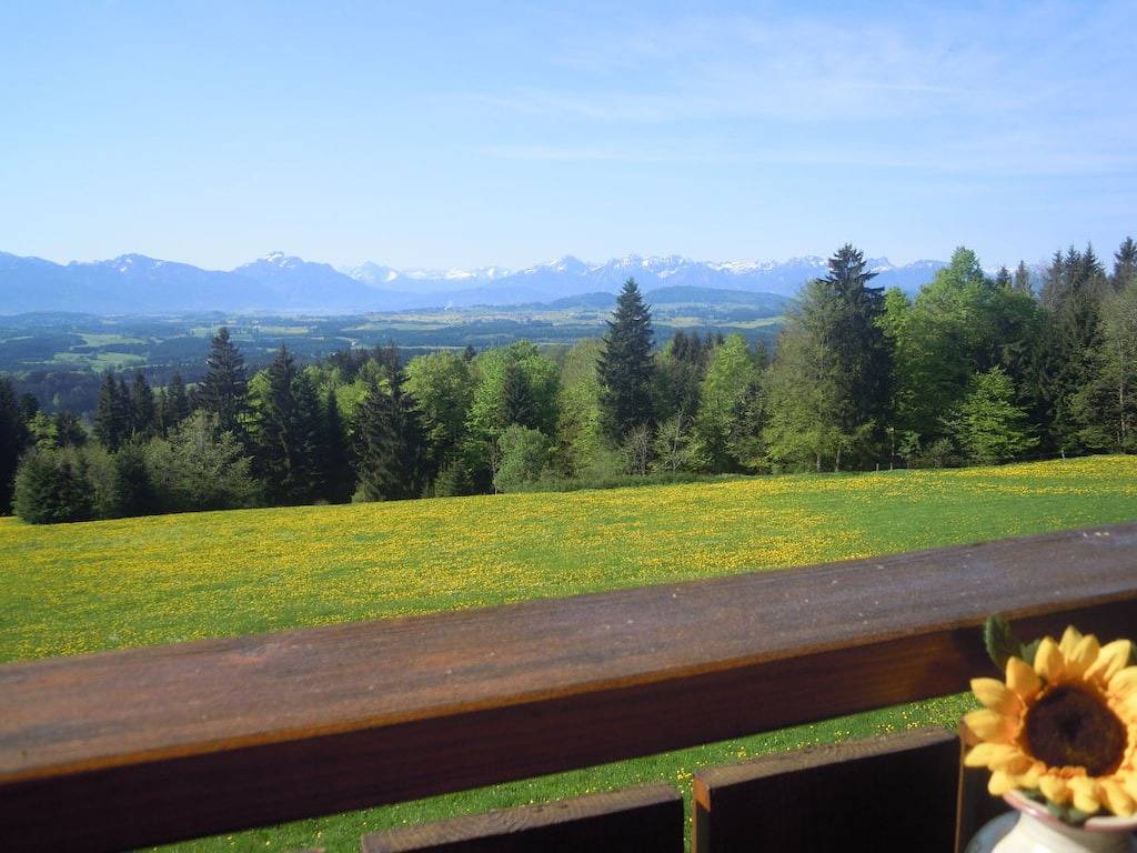 Bergblick - Bergbauernhof Echtler in Bernbeuren, Romantische Straße