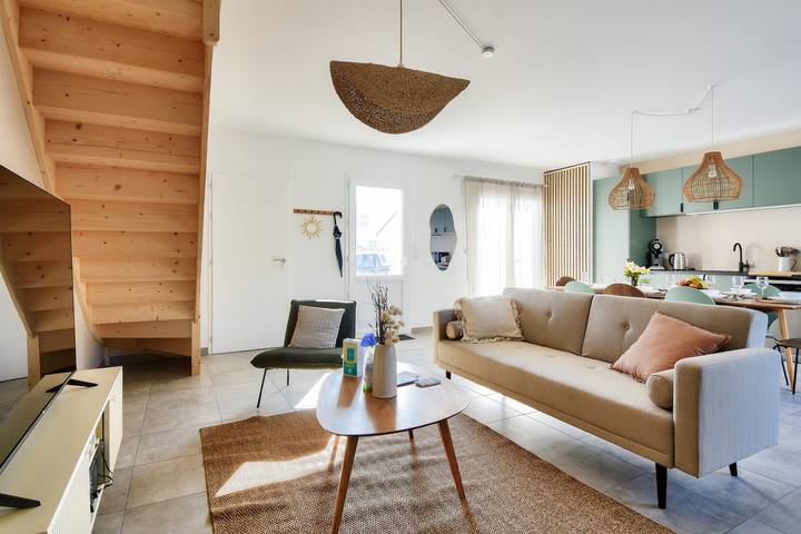 Maison de vacances pour 8 personnes, avec terrasse, animaux acceptés