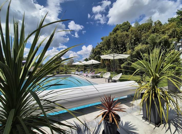 Chambre d’hôte pour 4 personnes, avec piscine ainsi que jardin et jacuzzi dans l' Isère - 4