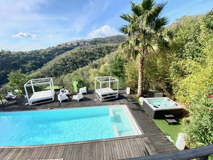 Maison d’hôte pour 2 personnes, avec jardin ainsi que piscine et jacuzzi à Mandelieu-la-Napoule - 3