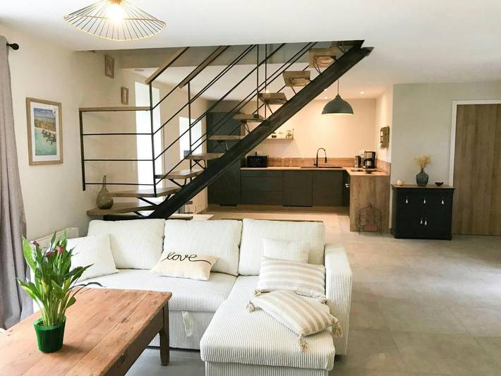 Location de vacances pour 6 personnes, avec terrasse à Cruguel