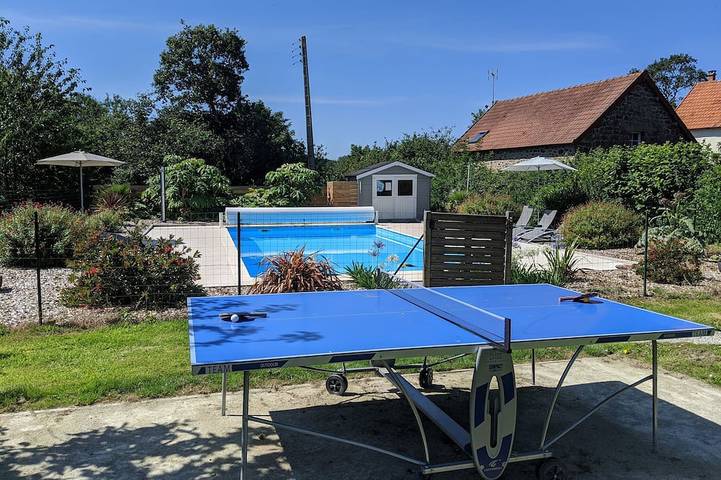 Gîte pour 4 personnes, avec Jardin et Piscine