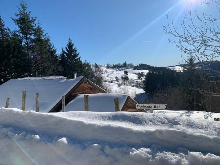 Maison de vacances pour 6 personnes, avec terrasse ainsi que vue et jardin