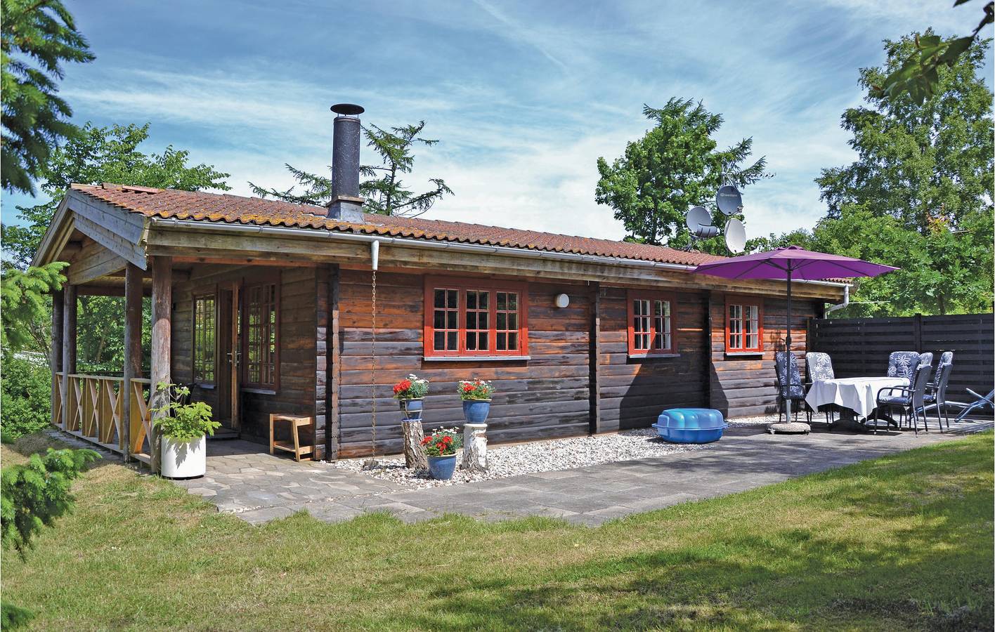 Feriehus for 5 personer med terrasse in Kulhuse, Frederikssund Kommune