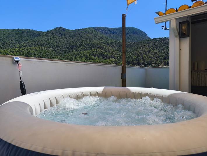 Casa de vacaciones para 5 personas, con Balcón y Jardín en Alcaraz