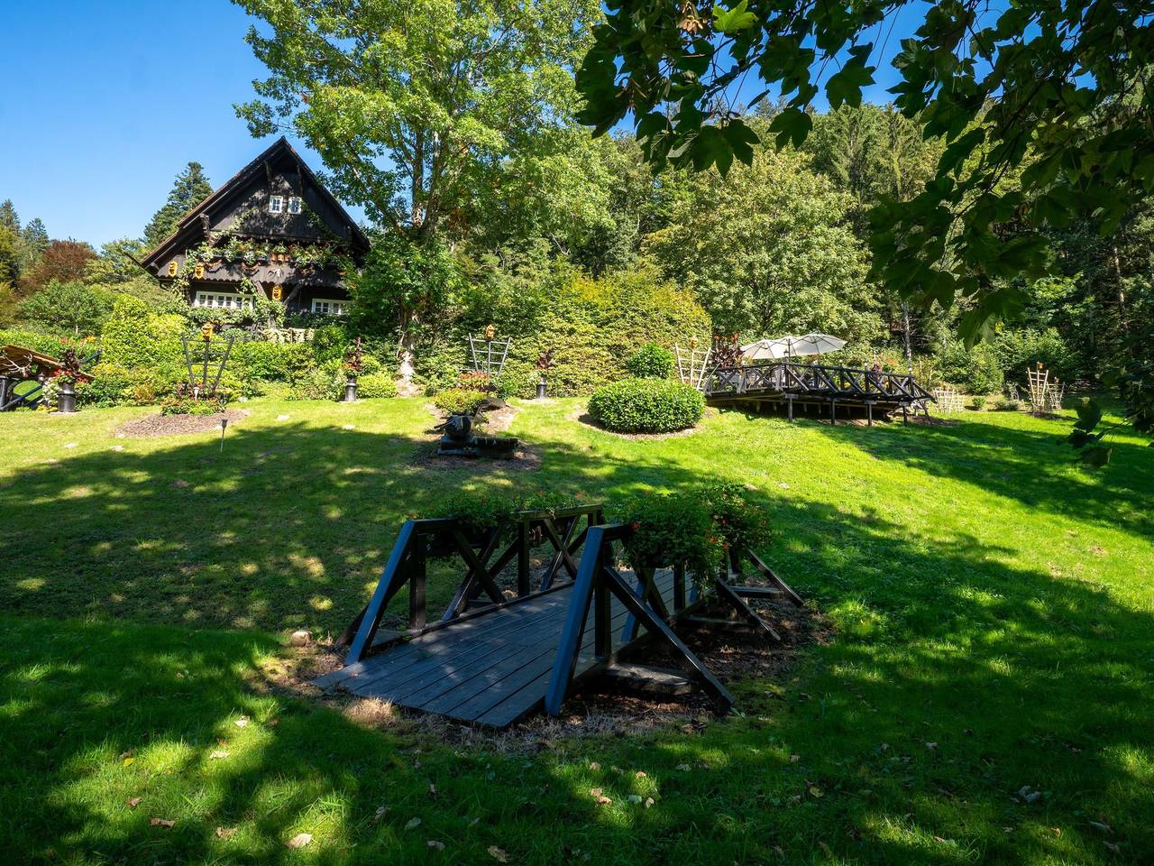 Schwarzwaldhaus Wolftal - Schwarzwaldhaus Wolftal – Historisches Jagdanwesen, Park und Wildbach im Schwarzwald in Bad Rippoldsau-Schapbach, Mittlerer Schwarzwald