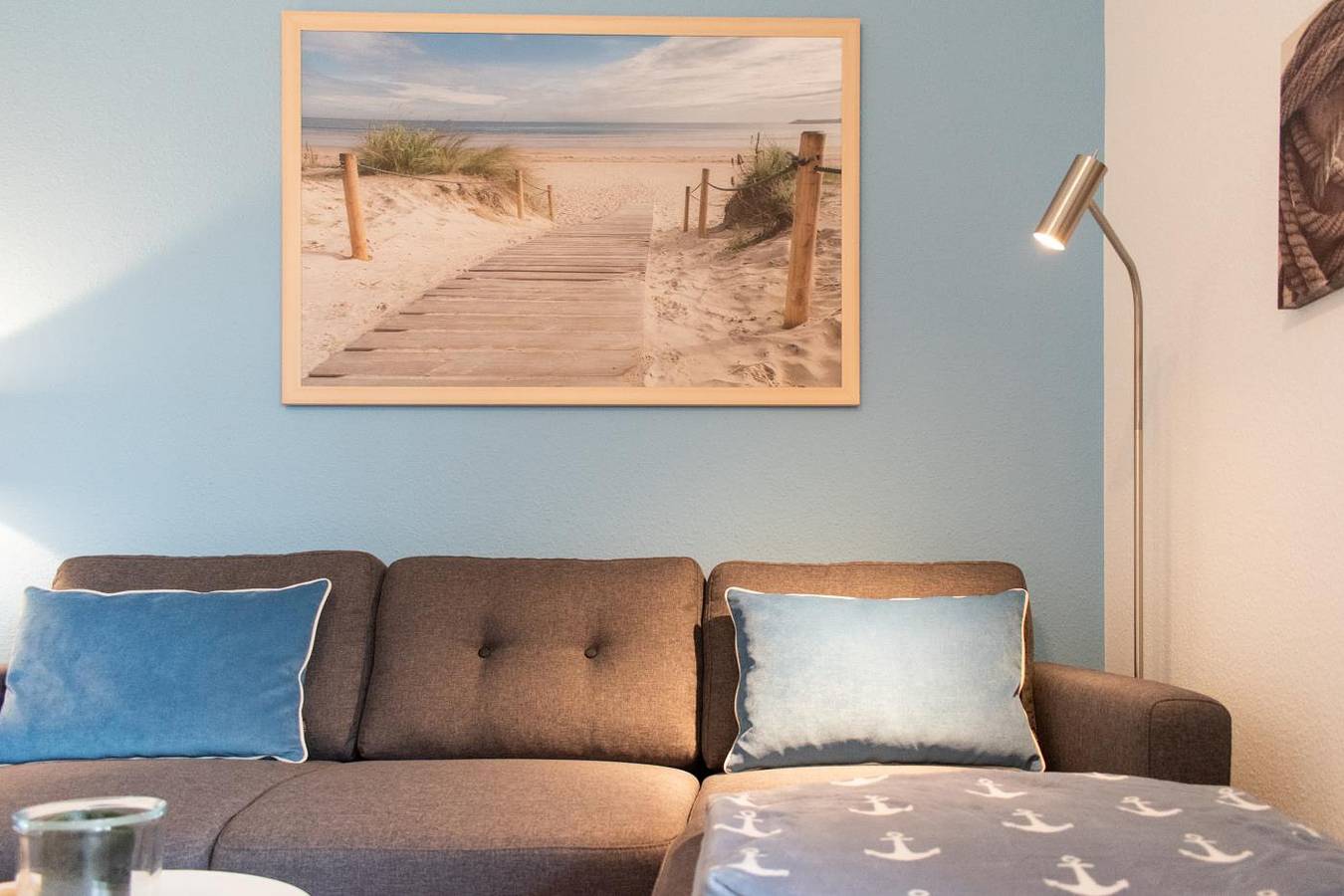 Niedliche Ferienwohnung Strandterrasse mit Terrasse und dem Meer vor der Tür, foto 7