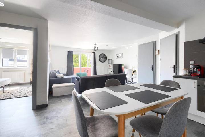 Gîte pour 4 personnes, avec terrasse, animaux acceptés à Stiring-Wendel - 2