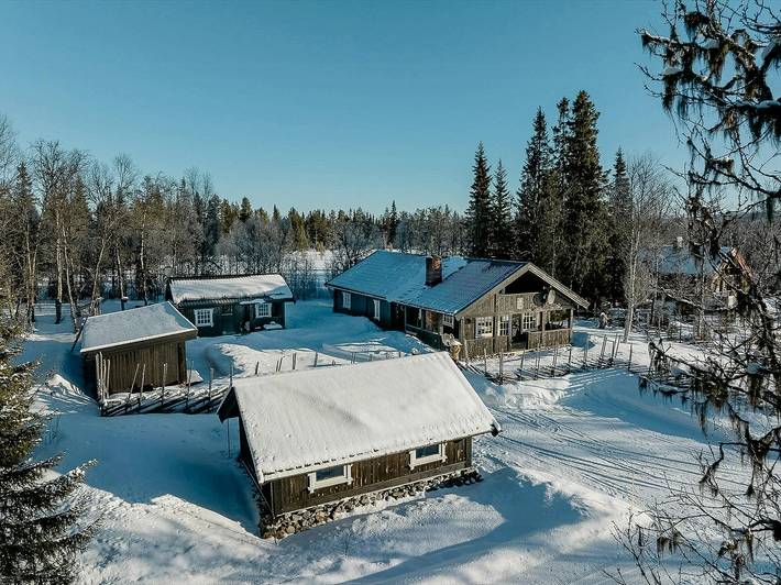 Feriehus for 12 personer, med hage og sauna i tillegg til terrasse, dyr tillatt i Viken
