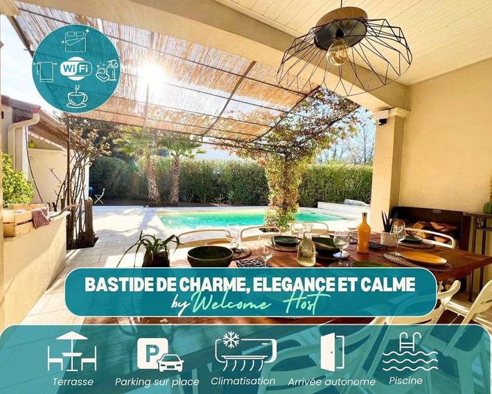 Villa pour 8 personnes, avec jardin et piscine - 1
