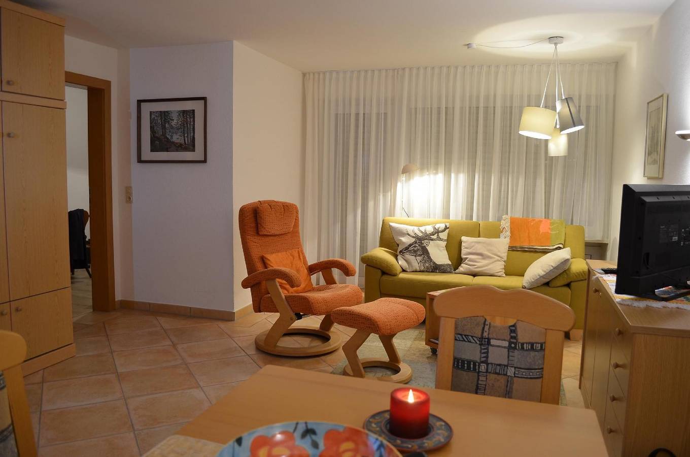 Ganze Ferienwohnung, Wohnung Nr. 130  mit Südbalkon und Aussicht in Tiefenbach (Oberstdorf), Oberstdorf