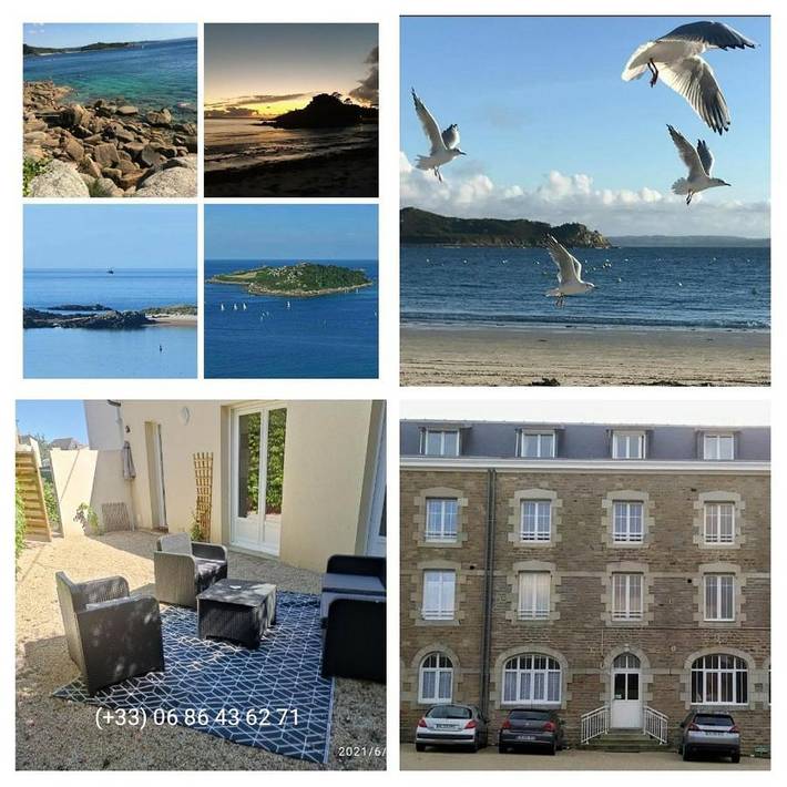 Maison d’hôte pour 6 personnes, avec jardin, animaux acceptés à Trébeurden