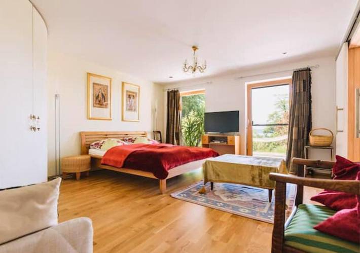 Ferienwohnung für 3 Personen, mit Garten und Seeblick sowie Ausblick am Ammersee - 4