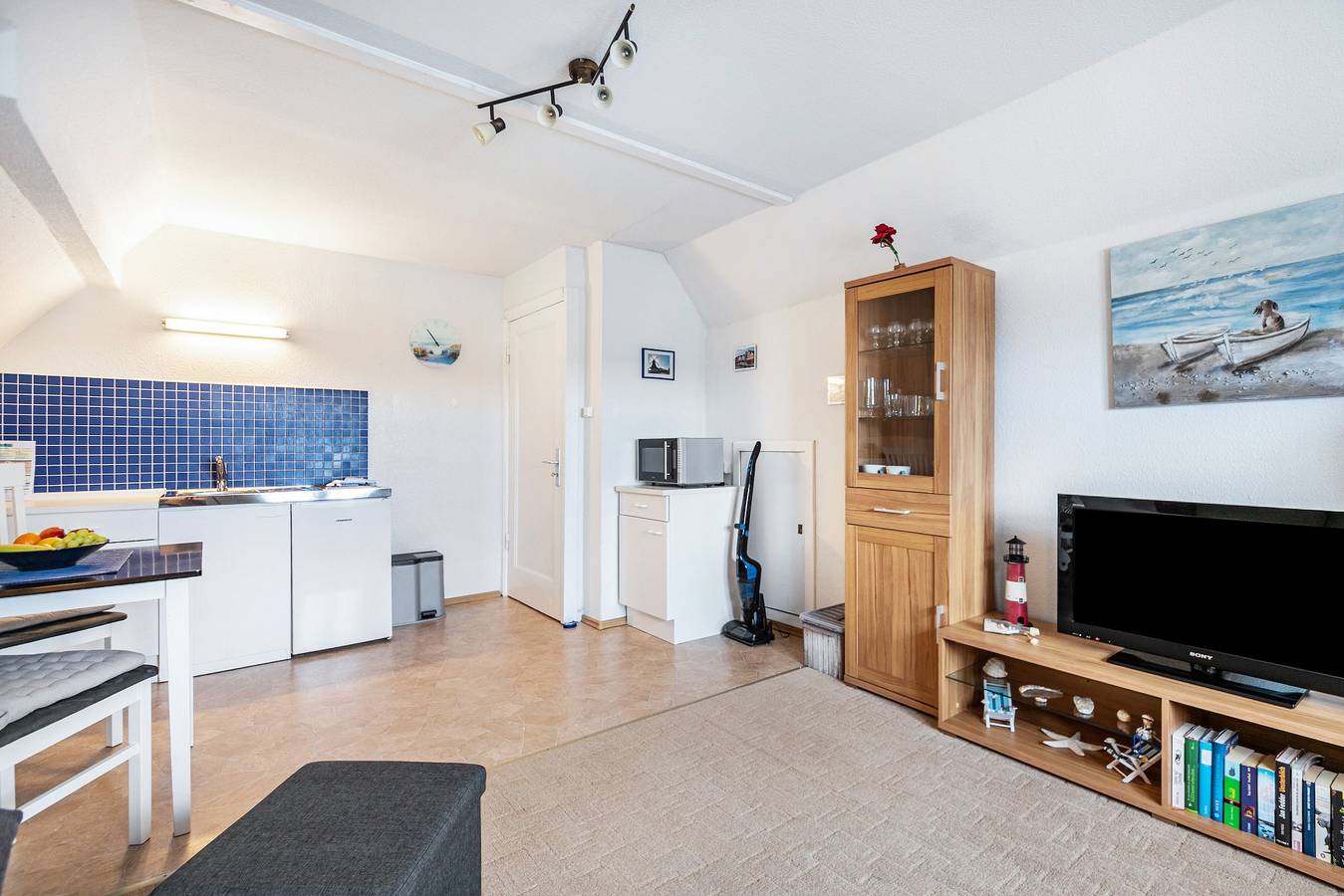 Ganze Wohnung, Ferienwohnung Sutter mit gemeinsamer Terrasse und Wlan in Nordstrand (Gemeinde), Nordstrand