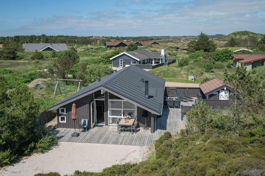 Ferienhaus mit weitem Dünenblick – Sortebærvej 2 in Henne Strand in Henne, Filsø See