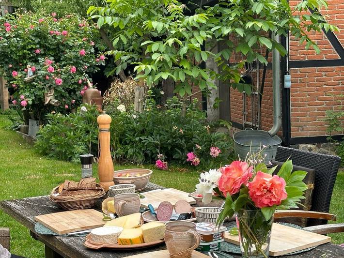 Ferienwohnung für 4 Personen, mit Terrasse und Garten in Benz - 2