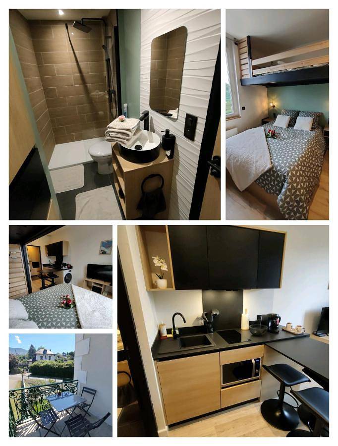 Gîte pour 3 personnes, avec terrasse et vue, animaux acceptés à Viviers-du-Lac - 2