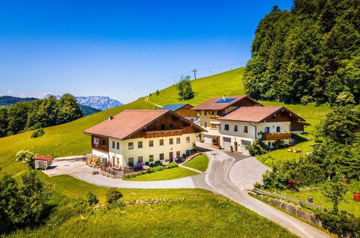Bauernhof für 6 Personen, mit Balkon und Terrasse sowie Garten und Ausblick