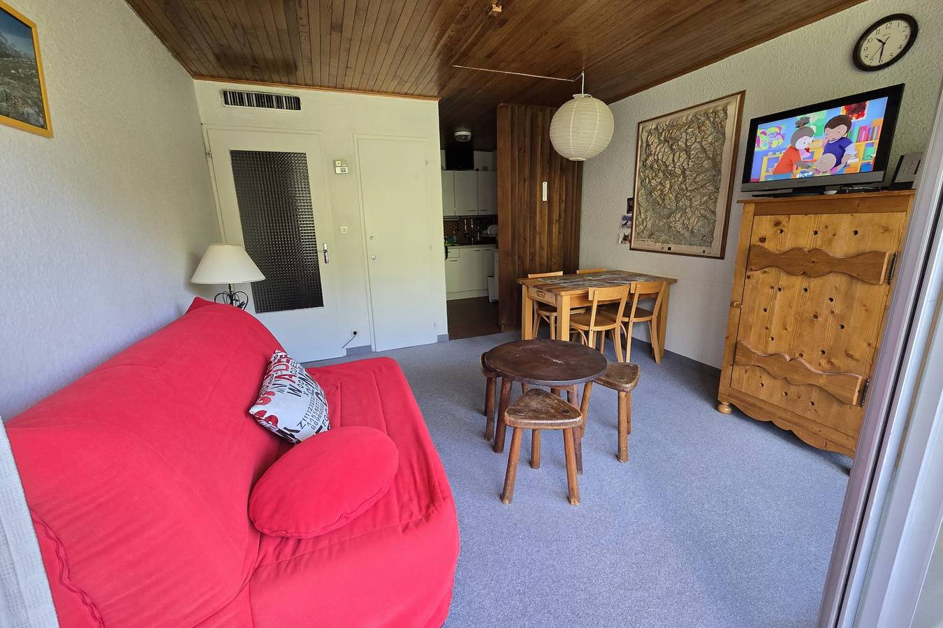 Ganzes Studio, Mountain view studio with balcony in La Salle in La Salle-les-Alpes, Serre Chevalier