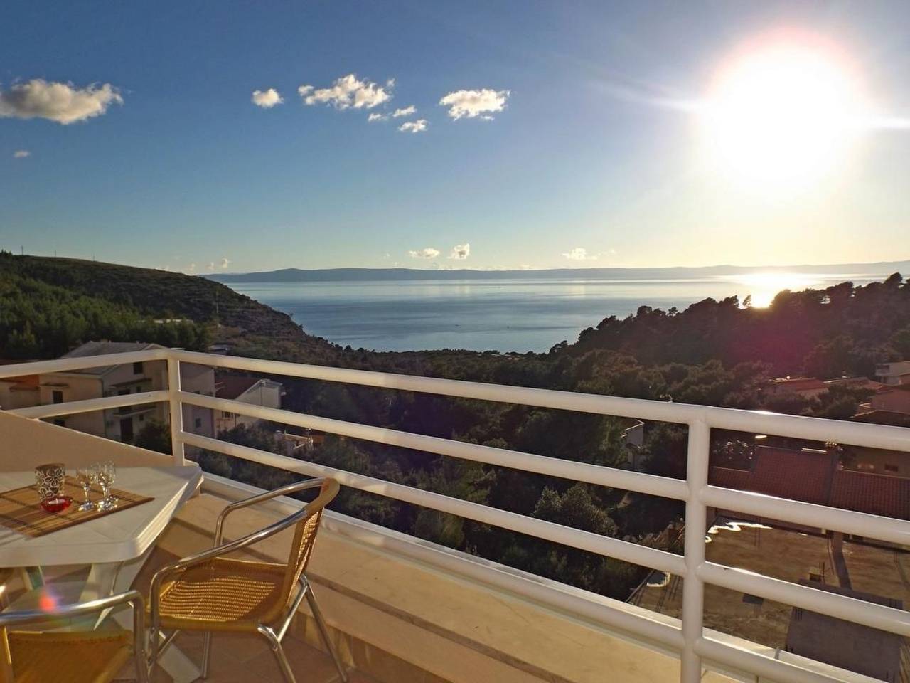 Appartamento intero, Tolles Apartment mit schönem Panoramablick in Krvavica, Makarska Riviera