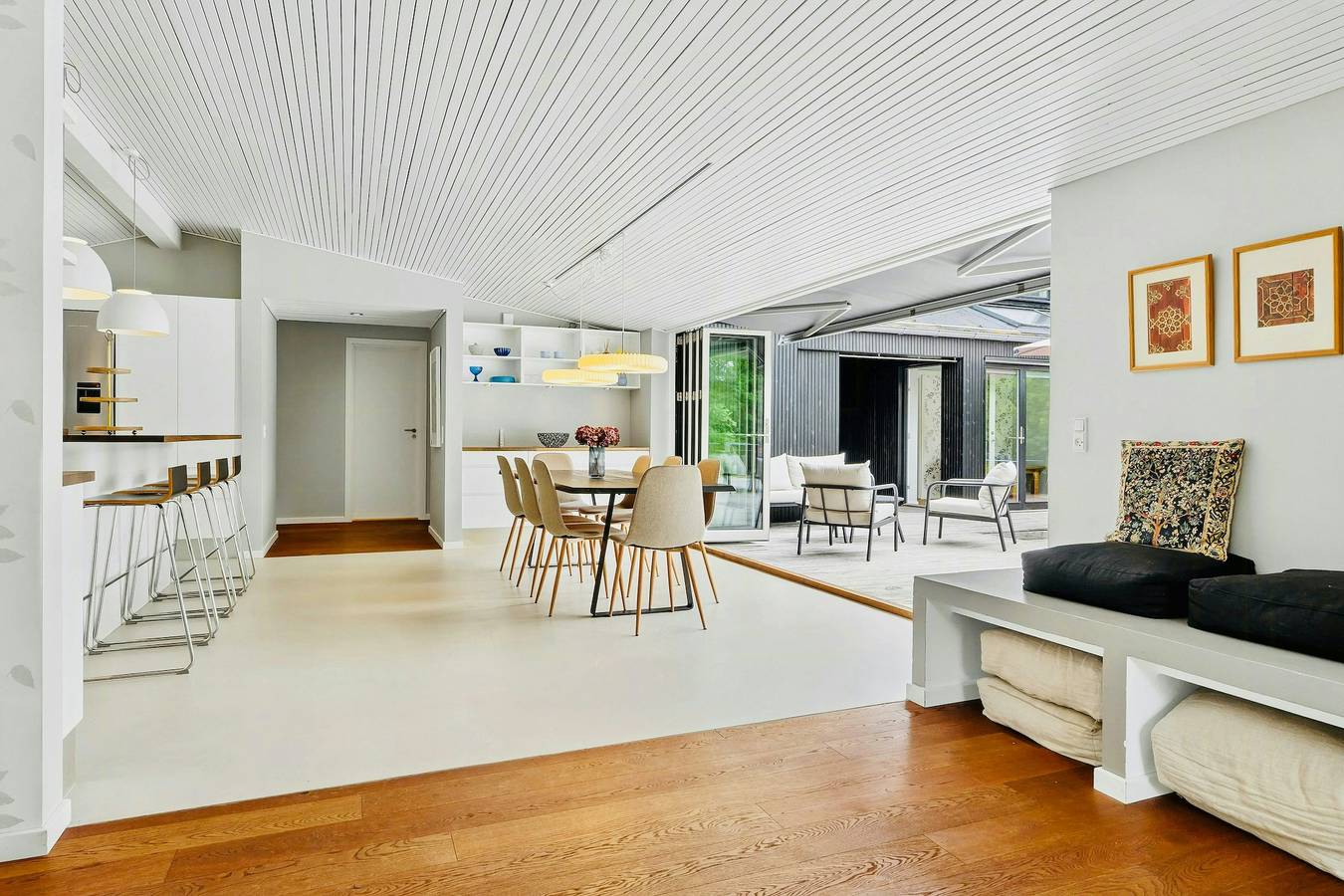 Scandinavisch vakantiehuis op 100 meter van Nordstrand in Nykøbing Sjælland, Noordwest-Zeeland