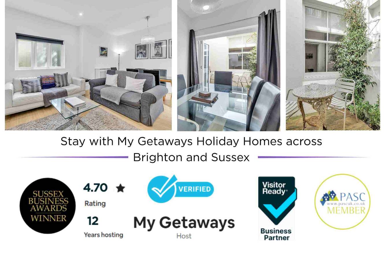 Ganze Wohnung, The Coastal Den | By My Getaways in Brighton, Sussex