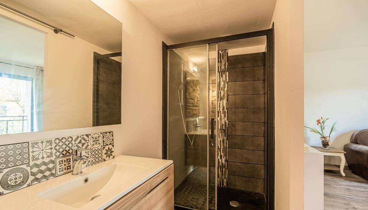 Double Room with Garden View in Félines-Minervois, Béziers und Umgebung