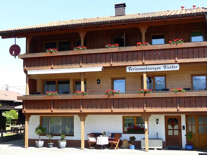 Ferienwohnung für 4 Personen, mit Balkon und Garten sowie Ausblick in Langenwang - 3