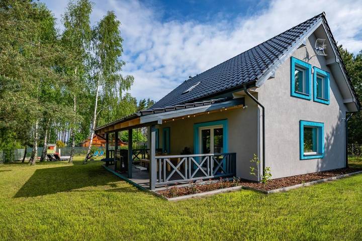 Willa dla 8 osób, z widok i ogród na Kaszuby